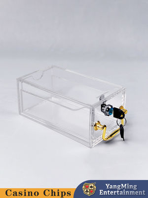 kopen Persoonlijke volledig transparante 8-deck poker kaart cadeaubon, gok tafel spel acryl kaart doos online vervaardiging