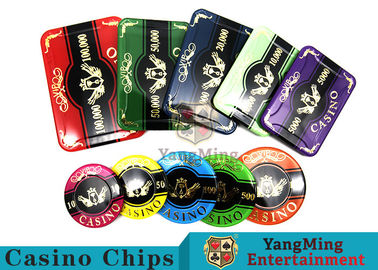 kopen 760pcs de acrylpook Chip Set For Entertainment van het Premie Bronzende Casino online vervaardiging