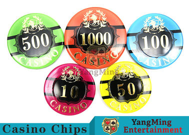 kopen Het ronde de Premie van de Pookchips set with 760pcs van RFID Acryl Bronzen online vervaardiging