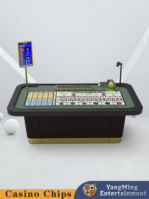kopen Gold Electric Control Sic Bo goktafel VIP-lounge aangepaste LED-licht pokertafel online vervaardiging