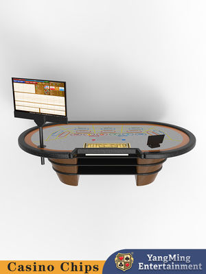 kopen Fabriek aangepast gokken baccarat poker 8 persoon slimme chip inductie poker tafel online vervaardiging