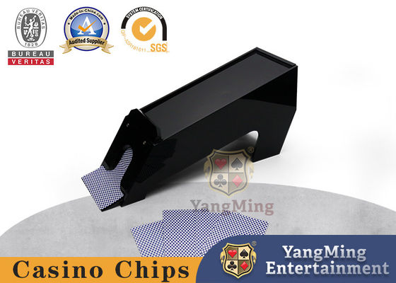 kopen Zwarte Acryl van de de Schoenaanpassing van 8 Dekspeelkaarten van de het Casinolijst de Handelaarskaart Shuffler online vervaardiging