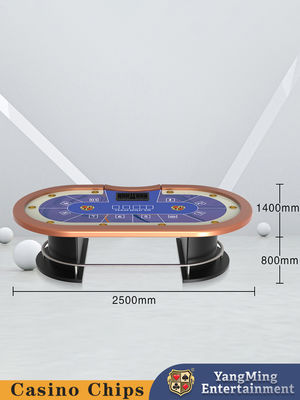 kopen Texas Oval Metal Semi-Circular Treadle Internationale Game Chess Club Exclusieve Pokertafel online vervaardiging