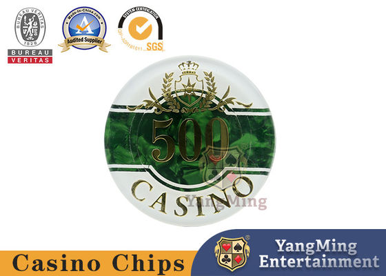 kopen De mooie van de het Casinopook van de Patroonluxe Platen van Chip Set With Embedded Iron online vervaardiging