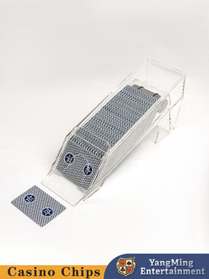 kopen Volledige transparantie / 1 - 8 Deck Poker Spelkaarten Acryl Dealer Schoenen Met Spiegel Voor gokspellen online vervaardiging