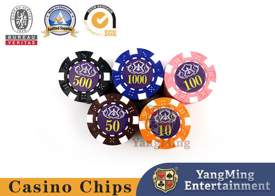 kopen ABS Plastic Dice Poker Chips met UV-bescherming Casino Table Game Poker Chip Set online vervaardiging