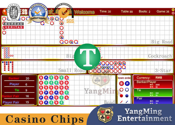 kopen Casino het Standaardlcd Teken van de lijstgrens met sic het Systeem van BO voor de Spelen van de het Gokkenpook van het Roulettewiel online vervaardiging