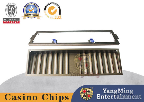 kopen Entertainment Casino Dedicated 1 - Layer Metal Poker Chip Tray met 14 rijen online vervaardiging