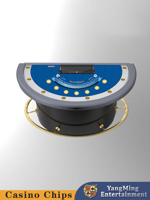 kopen Nieuwe verbeterde Half Round Bumper Guard Blackjack Tafel Texas Baccarat Casino Poker Game Table online vervaardiging