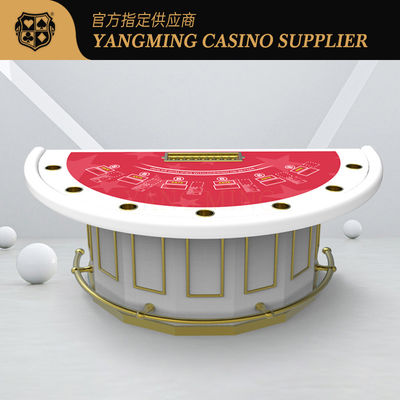 kopen Luxe casino blackjack poker tafel aangepast ontwerp half ronde bar protector poker tafel online vervaardiging