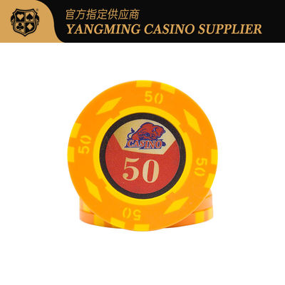 kopen 12g Iron Core Clay Poker Chip met Aluminium Case Texas Casino Poker Game Countertop Chip Set online vervaardiging