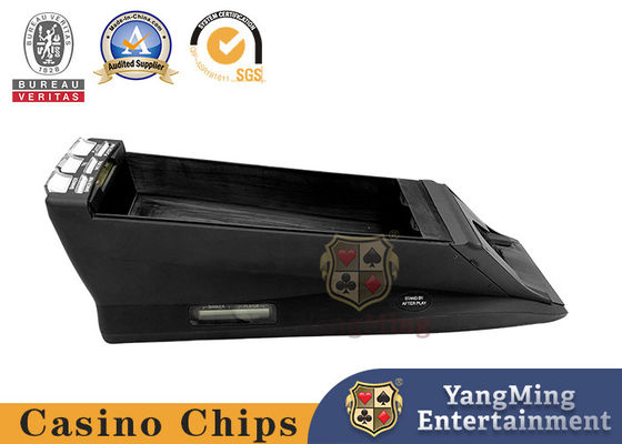 kopen All Black Laser Barcode 8 Deck Poker Electronic Dealer Voor Standaard Internationale Toernooien Smart Shuffle Schoenen online vervaardiging