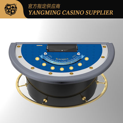 kopen Deluxe Upgraded Semi-Round Blackjack Table voor Casino Club Blackjack Poker Table online vervaardiging