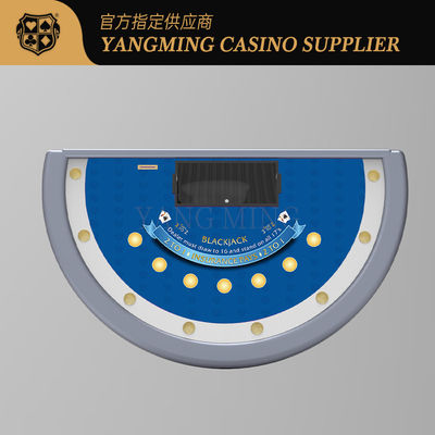 kopen Moderne stijl Amerikaanse Half Round Blackjack Poker Table Gambling Black Jack Poker Game Table online vervaardiging