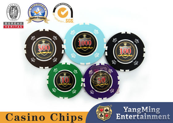 kopen Op de verkoop 760 pc's Custom Printed Clay Plastic Poker Chips Gift Set in zilveren aluminium hoesje online vervaardiging