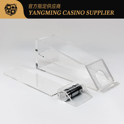 kopen Hot Sale 8 Deck Clear Acrylic High Dealer Schoenen Poker Table Game Desktop Dealer Schoenen online vervaardiging