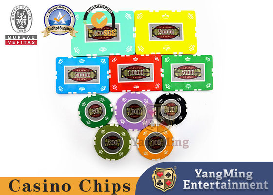 kopen Plastic RFID-Casino de Spaander van Chips Set/10 Stickers van het de Clubgokken van de Grampook online vervaardiging
