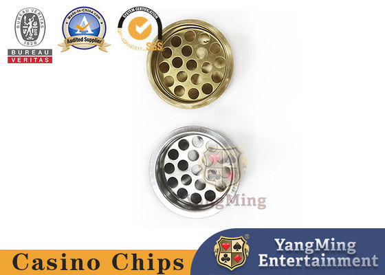 kopen Texas Hold'em tafel standaard roestvrij staal drop in asbak scherm voor poker tafel drank houders online vervaardiging