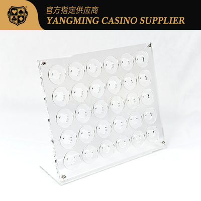 kopen Casino Acrylic Doorzichtige Poker Chips Case Gambling Table Plastic Chips Carrier Roulette Casino Custom Holder online vervaardiging