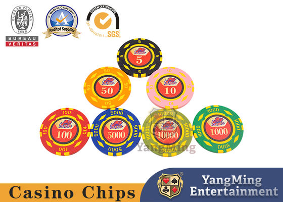 kopen het Aluminiumgeval van 10,000Pcs 11.5g Clay Poker Chip Sets With voor het Gokken Spelen online vervaardiging