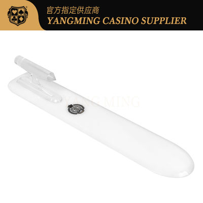kopen Casino Standard Acryl Poker Schaaf Kaart Scoop Casino Club Poker Game Tabletop Accessoires online vervaardiging