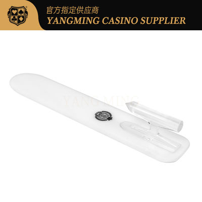 kopen Hoogwaardige witte poker bezorgplaat aanpasbaar logo Bacardi Casino Entertainment Supplies Accessoires online vervaardiging