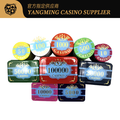kopen Professionele 760-delige Baccarat Chipset Twee Laags Acryl Poker Valuta-eenheden online vervaardiging