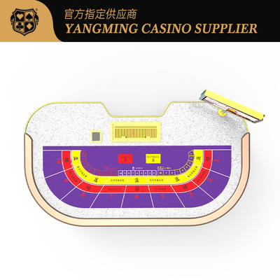 kopen Luxe kaarttafel in casinostijl met 9 zitplaatsen Optionele logo-aanpassing online vervaardiging
