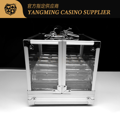 kopen Professionele Acryl Poker Chip Koffer - 600 stuks Casino Chips Draagkoffer Set Met 6 Lades online vervaardiging
