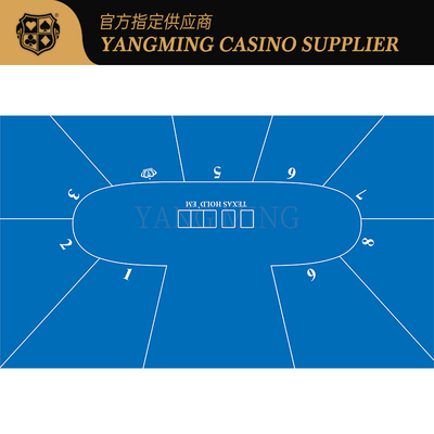 kopen Texas Hold'em 9 Player Waterproof Game Tablecloth Design Customized online vervaardiging