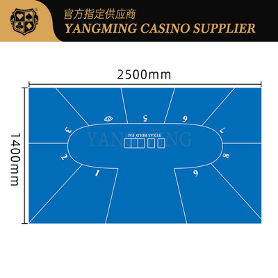 kopen 9-Player Poker Felt Table Cloth – Custom Texas Hold'em Surface online vervaardiging