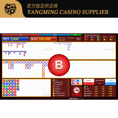 kopen Baccarat Lucky Six Casino System Software Pokertafel Chinees Engels tweetalig Schakelspel online vervaardiging