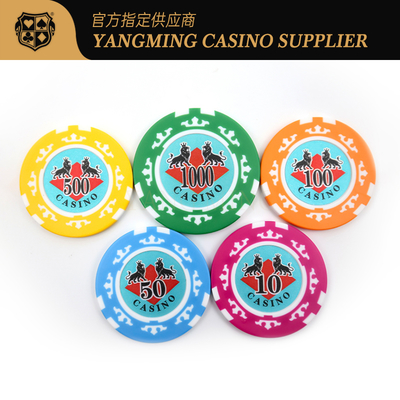 kopen Uitgebreide 760 stuks klei chips Texas Hold'em pokertafel spel chips set online vervaardiging
