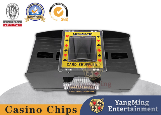 kopen Casino tafel Texas Hold'em spel gloednieuwe batterij wegwerp plastic poker shuffler online vervaardiging