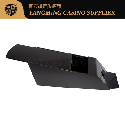 kopen Zwarte Volledig Gesloten Hoge Poten Klassieke Gokken Poker Kaarten Schoenen 6-8 Spellen Speelkaarten Dealer Schudmachine online vervaardiging