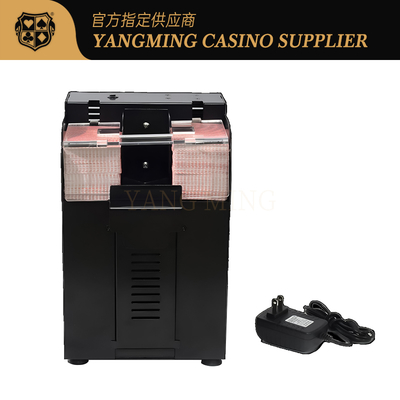 kopen Volautomatische 8-decks Texas Hold'Em Schudmachine Gemaakt Van Zwart Metaal IJzer Voor Casinospellen online vervaardiging