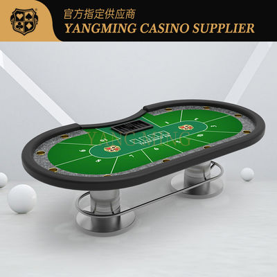 kopen Ovale de Lijstbv Certificatie van Texas Fireproof Board Game Poker van de Metaalschijf online vervaardiging