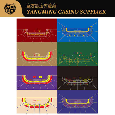 kopen Casino Baccarat Tablecloth 9 Player Poker Table Game Can Be Designed And Customized online vervaardiging