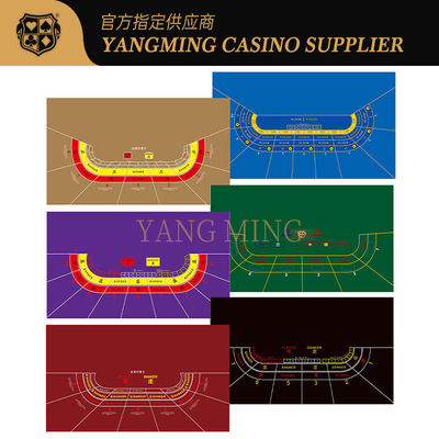 kopen Customizable Casino Baccarat Tablecloth – 9 Player Poker Table Layout
Design online vervaardiging