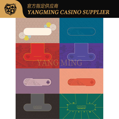 kopen High-End Texas Hold'em 9 Player Waterproof Game Tablecloth Design Customized online vervaardiging