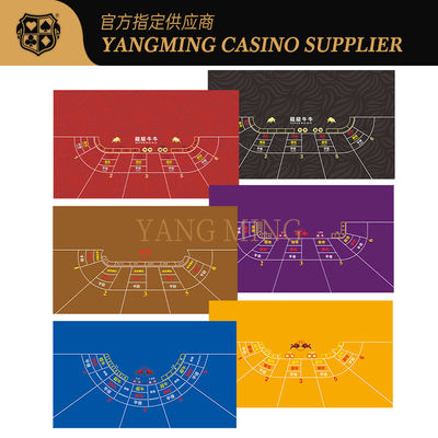 kopen Custom Design Casino Roulette Layout On Waterproof Table Cover For Casino Game online vervaardiging