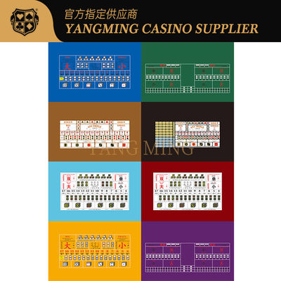 kopen Customizable Durable 100% Polyester Fabric For Sic Bo Casino Tables For Casino Game online vervaardiging