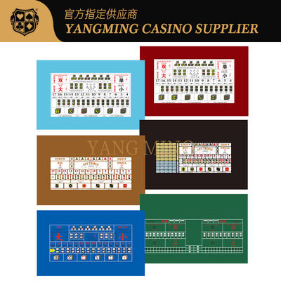 kopen Customizable Casino Sic Bo Tablecloth Durable 100% Polyester Fabric For Sic Bo Casino Tables online vervaardiging