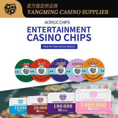 kopen Factory Customized Acrylic Poker Chips Designed For Casino Baccarat Games online vervaardiging