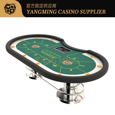 kopen Luxury Custom Texas Hold'em Poker Table – Professional Casino-Grade Gaming Table For Sale online vervaardiging