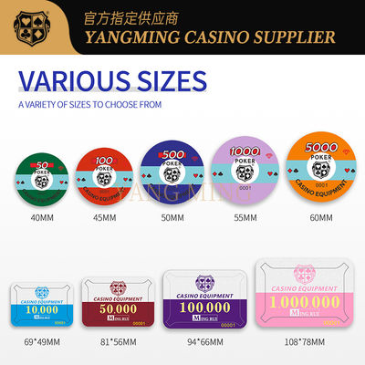 kopen Op maat gedrukte acryl casino poker chips te koop online vervaardiging