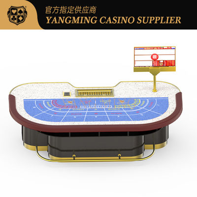 kopen Modern 10-Player Solid Wood Baccarat Poker Table Gambling Table Supplier online vervaardiging