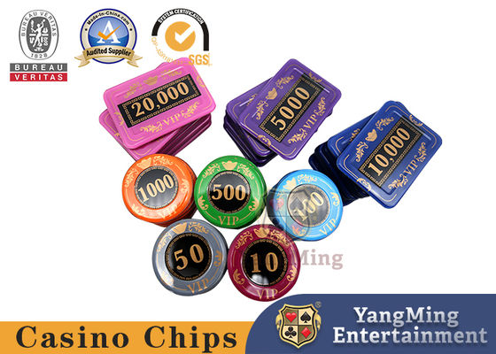 kopen 730 PCs Geplaatst die Crystal Screen Style Roulette Chip/Pookspel in Aluminiumgeval wordt geplaatst online vervaardiging
