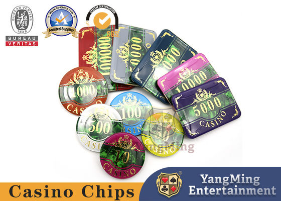 kopen De professionele Aangepaste Ronde en het Vierkant van Chipset 760pcs van de Casinopook online vervaardiging