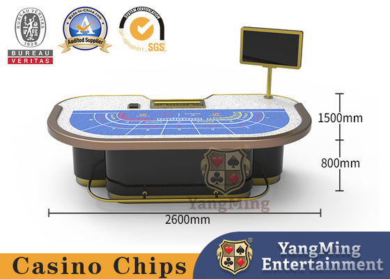 kopen Macau Galaxy Multifunctionele luxe poker tafel 9 spelers Casino Entertainment Game Table online vervaardiging